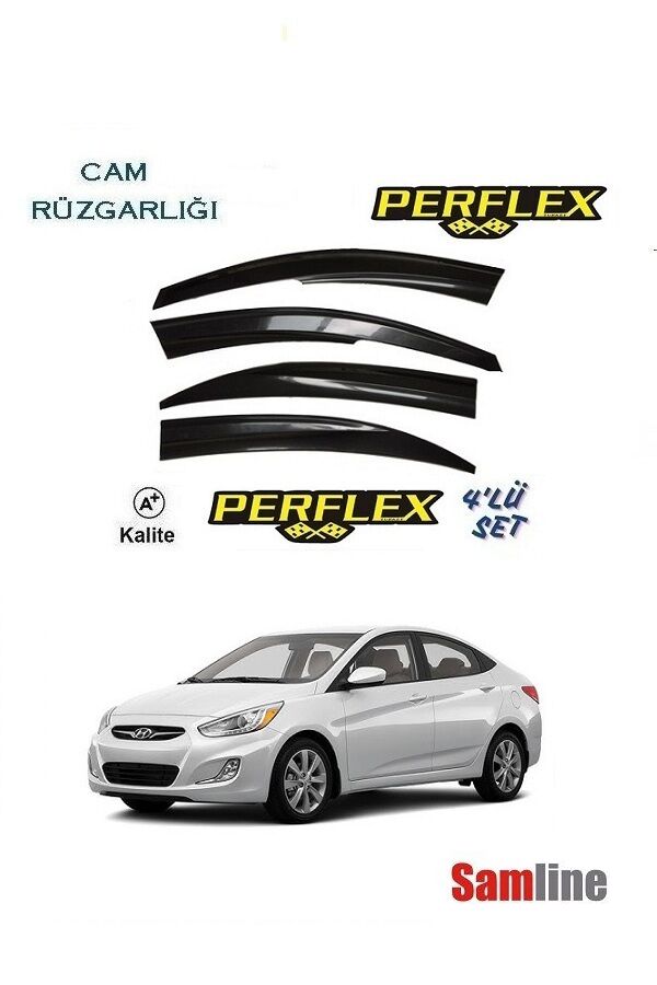 Cam Rüzgarlığı 4'lü Set Hyndai Accent Blue (2011-2018)