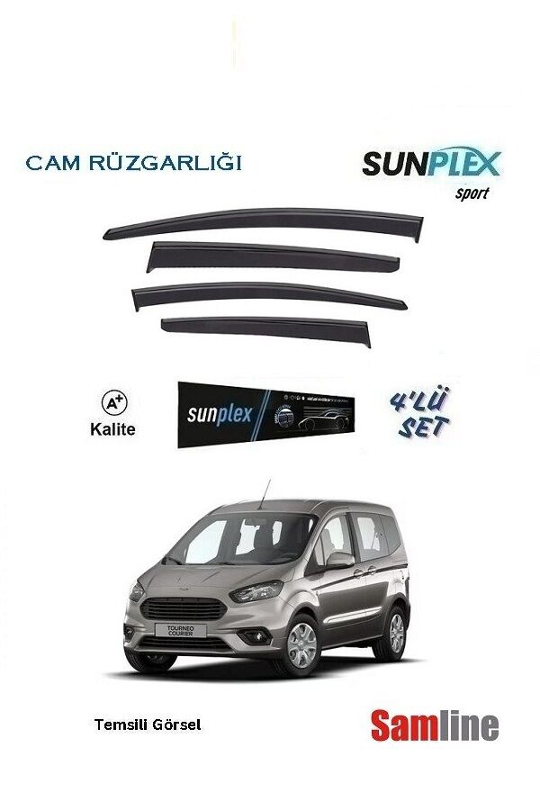 Cam Rüzgarlığı 4'lü Set Ford Tourneo Courier (2014-2023)