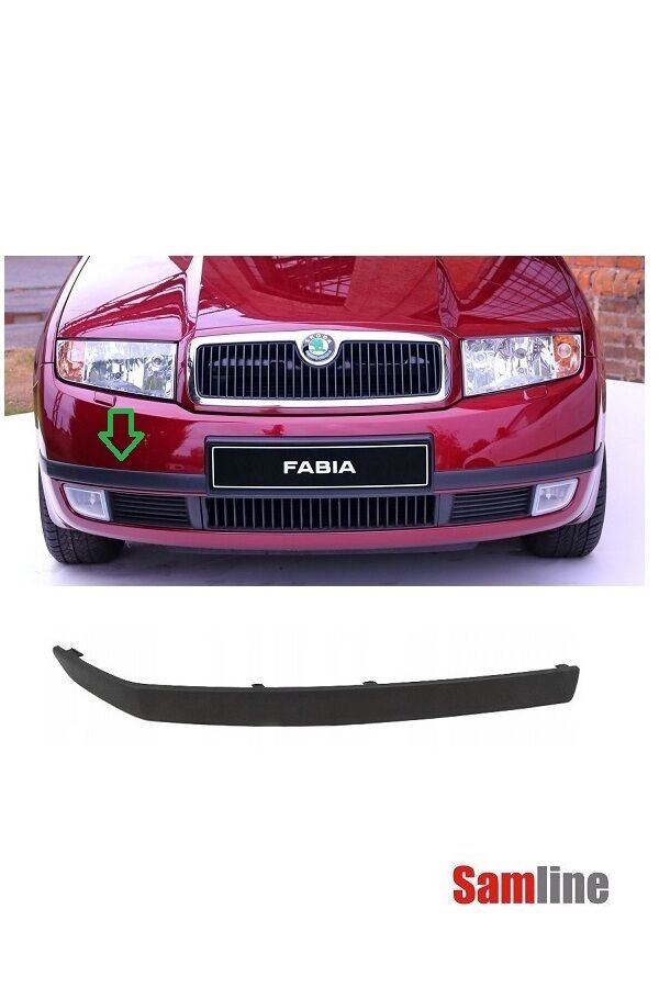 Tampon Şeridi Ön Sağ Skoda Fabıa 2001-2005 6Y0807718 (Süs Bandı Çıtası)