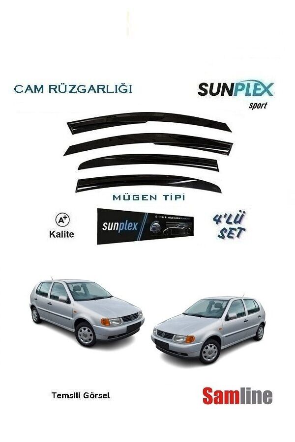 Cam Rüzgarlığı 4'lü Set Volkswagen Polo (1995-2000)