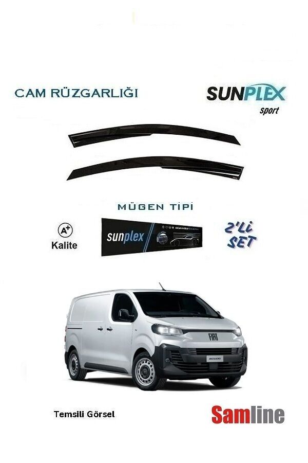 Cam Rüzgarlığı 2'li Set Fiat Scudo Panelvan (2024-2025)