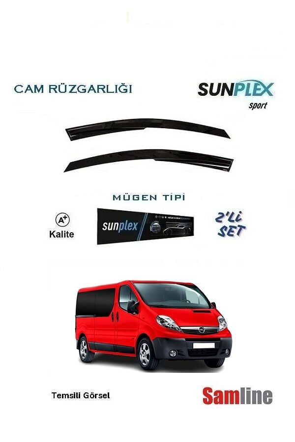 Cam Rüzgarlığı 2'lİ Set Opel Vivaro (2004-2009) SUNPLEX