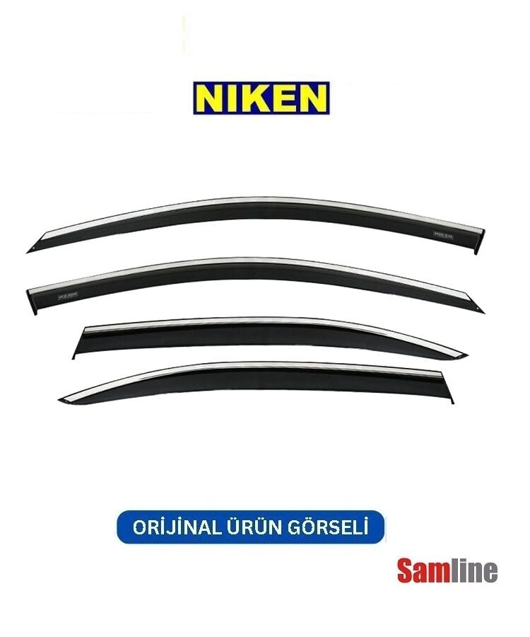 Cam Rüzgarlığı Kromlu 4'lü Set Skoda Octavıa Sedan (2013-2017)