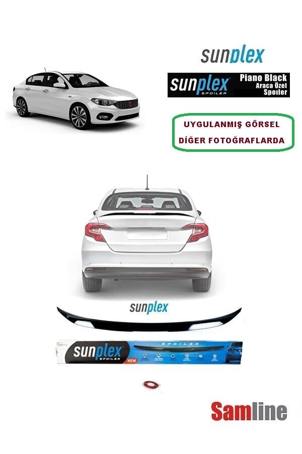 Bagaj Üstü Spoileri Fiat Egea Sedan (2015-2025) SUNPLEX