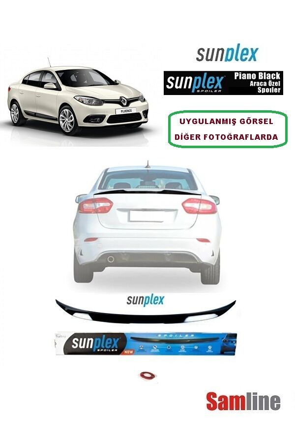 Bagaj Üstü Spoileri Renault Fluence 2009-2016
