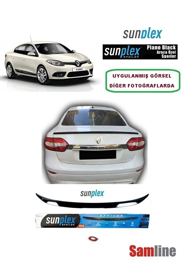 Bagaj Üstü Spoileri Renault Fluence 2009-2016