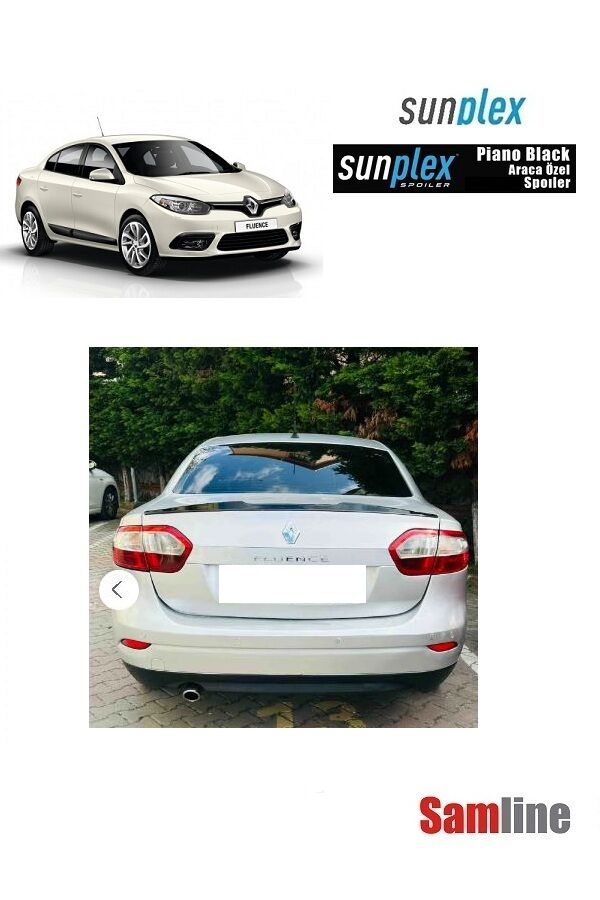 Bagaj Üstü Spoileri Renault Fluence 2009-2016