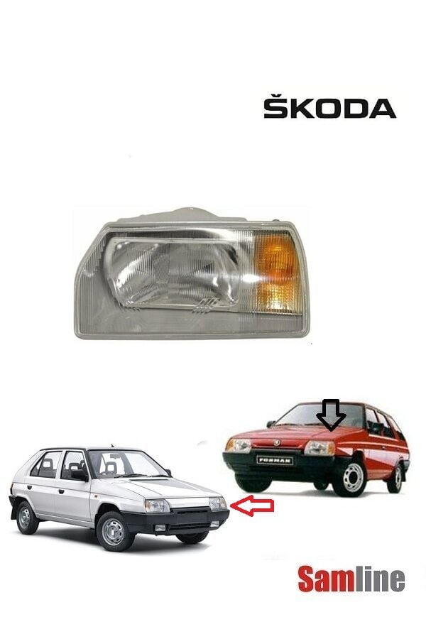 Far Komple Sol Skoda Favorit Forman  (Tüm Modeller)