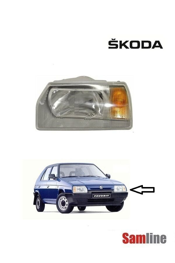 Far Komple Sol Skoda Favorit Forman  (Tüm Modeller)