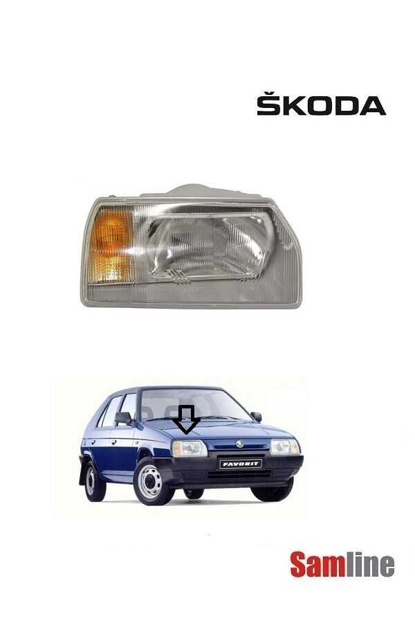 Far Komple Sağ Skoda Favorit Forman (Tüm Modeller)