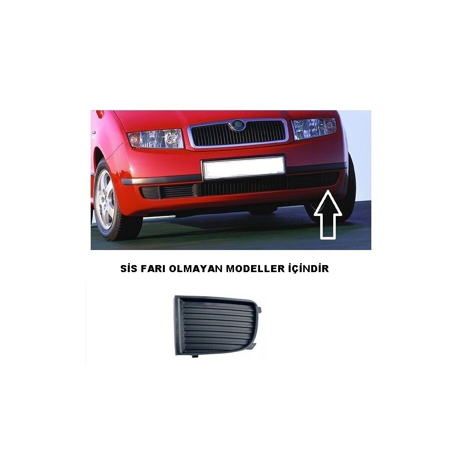 Tampon Sis Kapağı Sol Skoda Fabıa 2001-2005