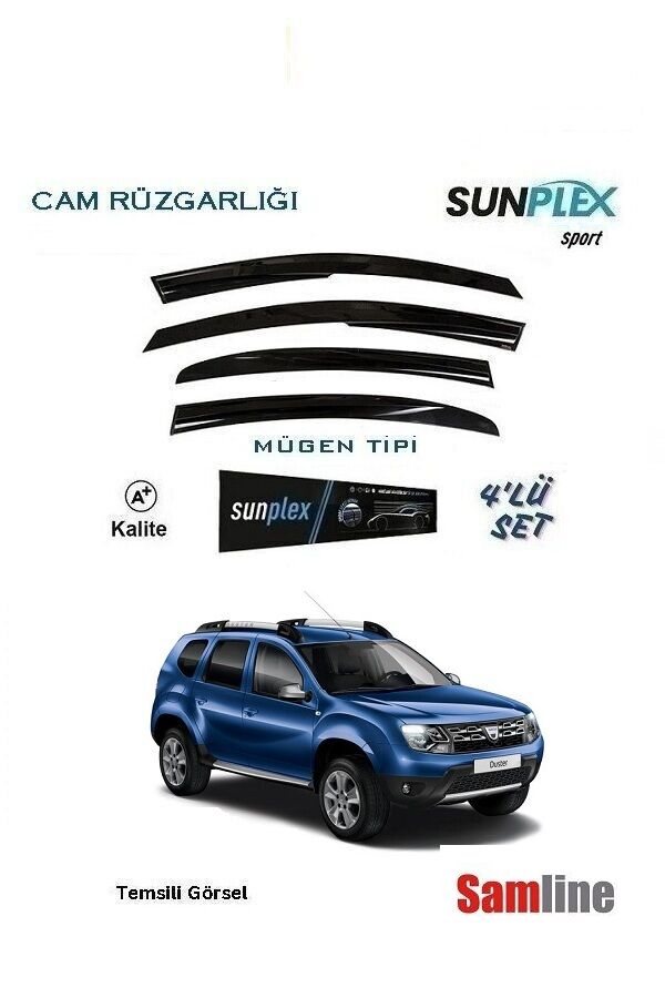 Cam Rüzgarlığı 4'lü Set Dacıa Duster (2010-2017)