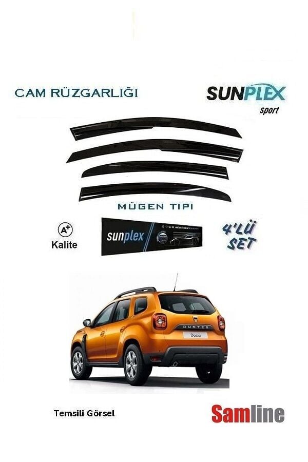 Cam Rüzgarlığı 4'lü Set Dacıa Duster (2018-2022)