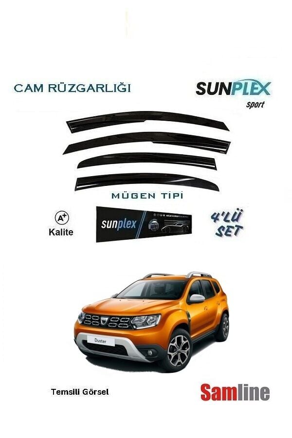 Cam Rüzgarlığı 4'lü Set Dacıa Duster (2018-2022)