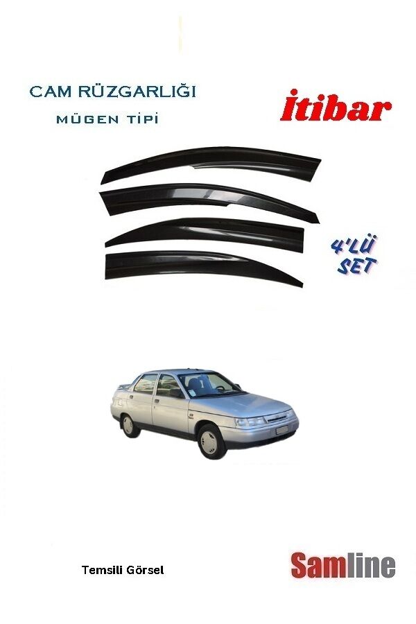 Cam Rüzgarlığı 4'lü Set Lada Vega Sedan Tüm Modeller