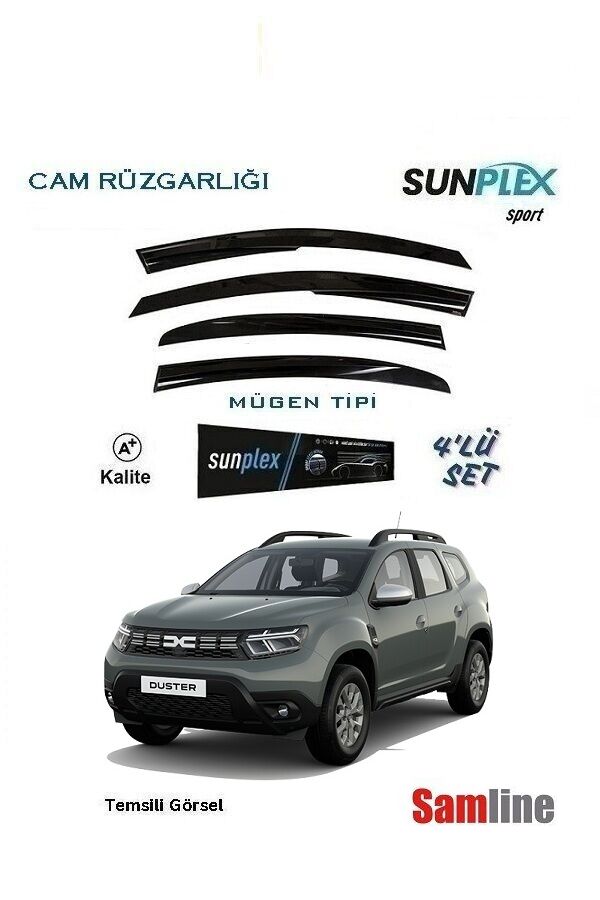 Cam Rüzgarlığı 4'lü Set Dacıa Duster (2023-2024)