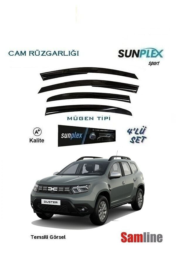 Cam Rüzgarlığı 4'lü Set Dacıa Duster (2023-2024)