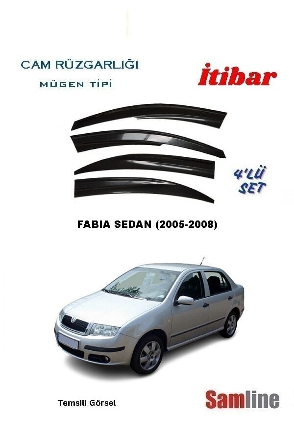 Cam Rüzgarlığı 4'lü Set Skoda Fabıa Sedan (2002-2008)