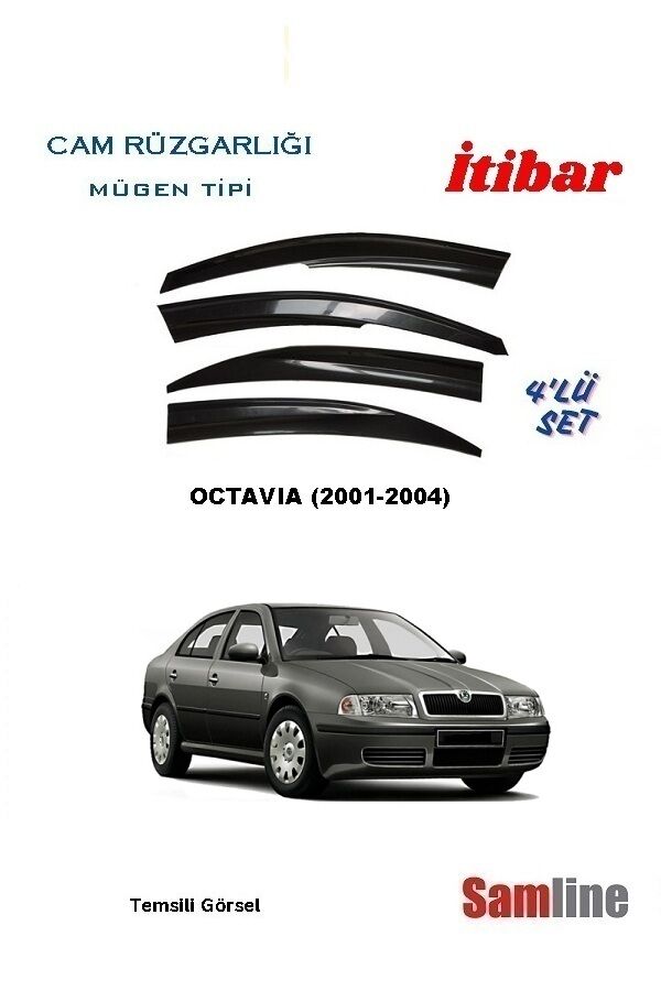 Cam Rüzgarlığı 4'lü Set Skoda Octavıa Sedan (1997-2004) A4 Kasa