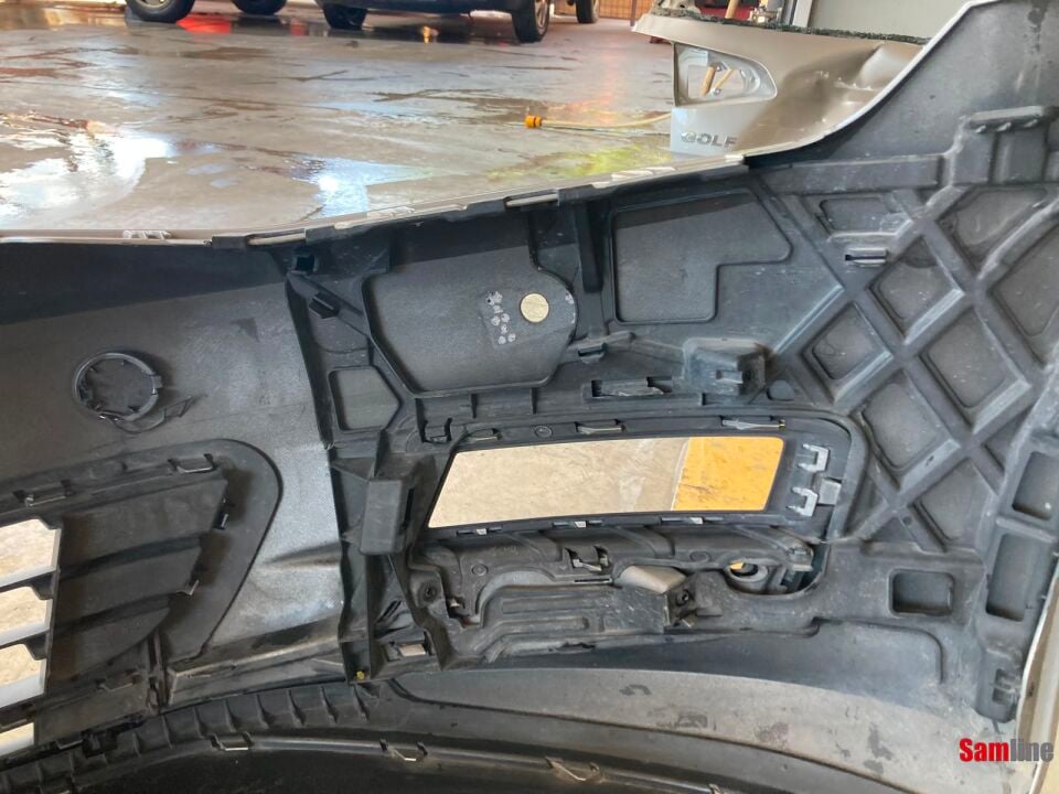 TAMPON ÖN VW GOLF 7 (2013-2016) 5G0807217BN ÇIKMA BEJ RENK