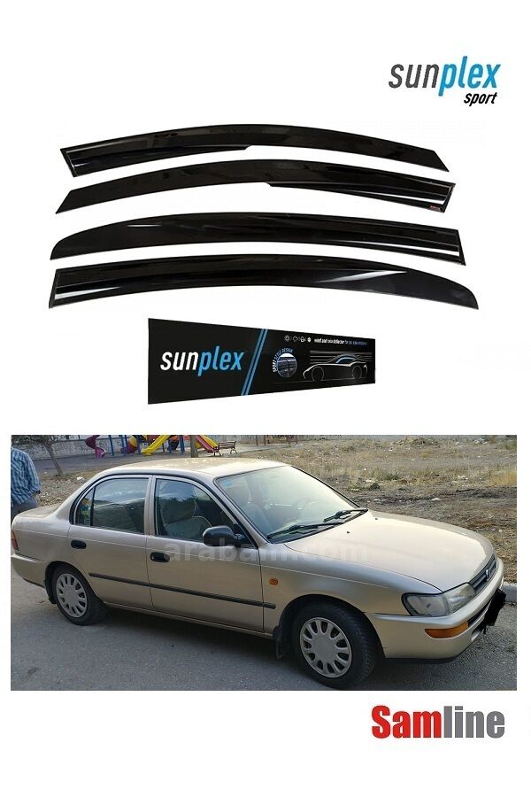 Cam Rüzgarlığı 4'lü Set Toyota Corolla Sedan (1992-1998) Efsane Kasa