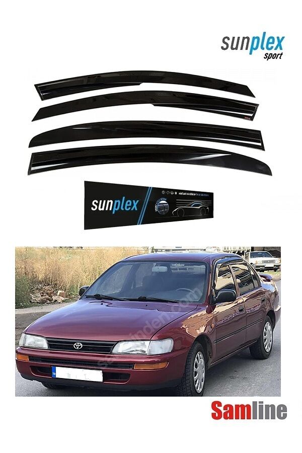 Cam Rüzgarlığı 4'lü Set Toyota Corolla Sedan (1992-1998) Efsane Kasa