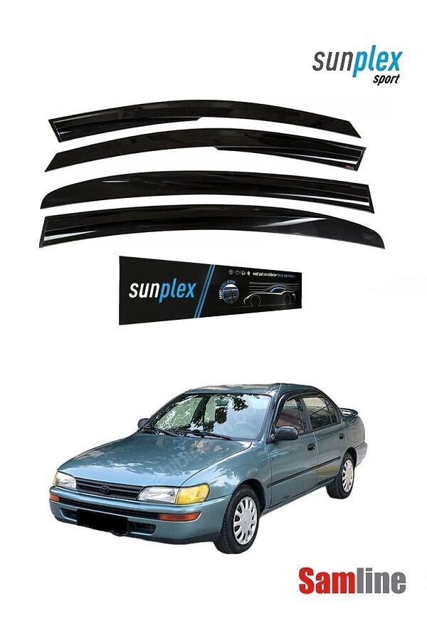 Cam Rüzgarlığı 4'lü Set Toyota Corolla Sedan (1992-1998) Efsane Kasa