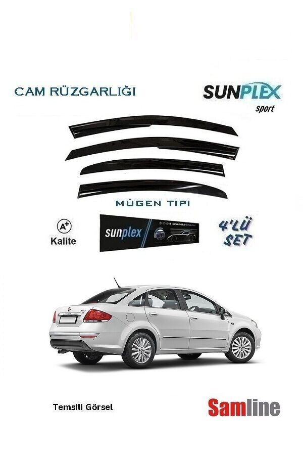 Cam Rüzgarlığı 4'lü Set Fiat Linea (2007-2017)