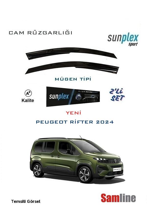 Cam Rüzgarlığı 4'lü Set Peugeot Rifter  (2024-2025)