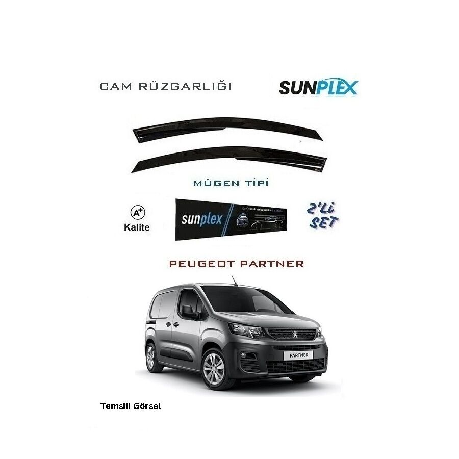 Cam Rüzgarlığı 2'li Set Peugeot Partner  (2019-2023)