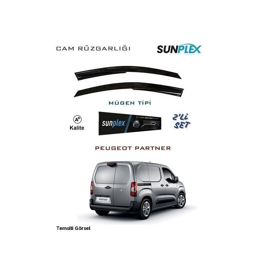 Cam Rüzgarlığı 2'li Set Peugeot Partner  (2019-2024)