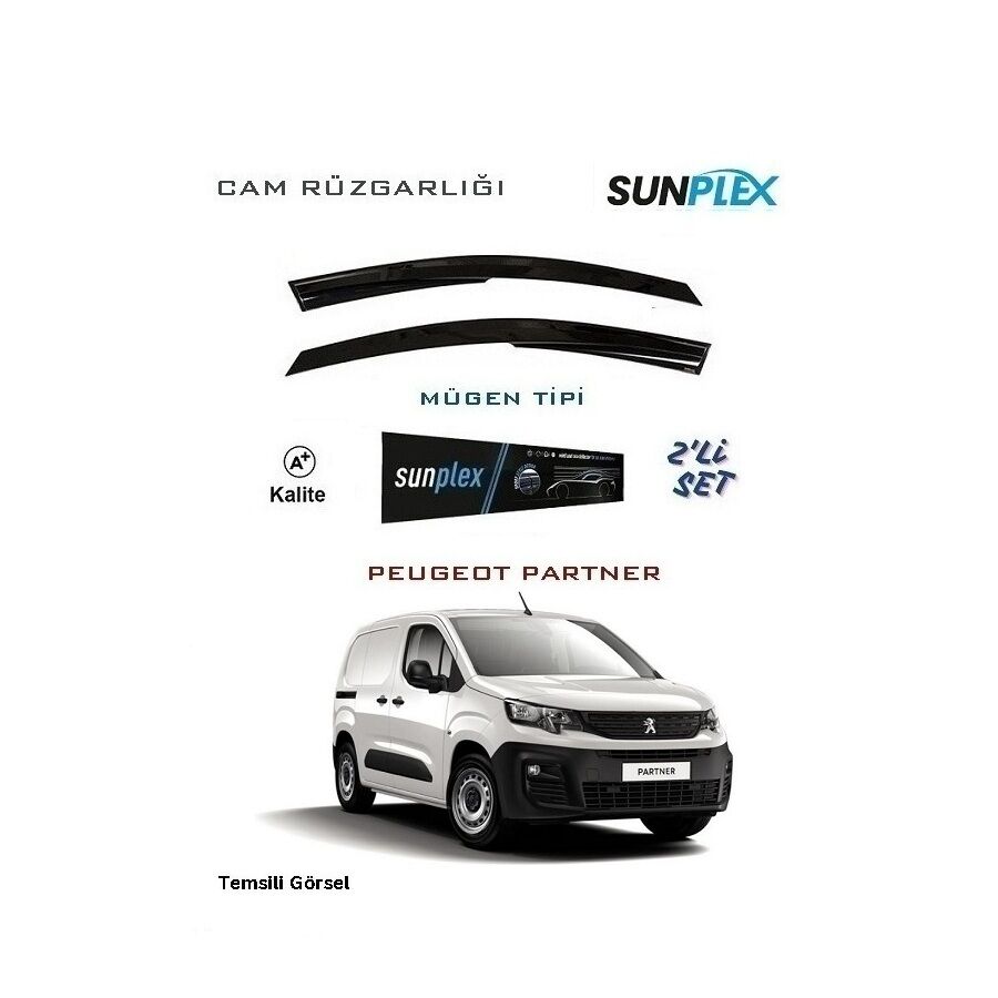 Cam Rüzgarlığı 2'li Set Peugeot Partner  (2019-2024)