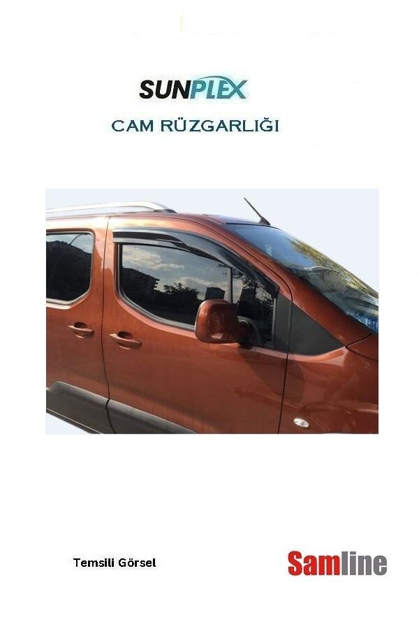 Cam Rüzgarlığı 2'li Set Peugeot Rifter  (2019-2024) SUNPLEX