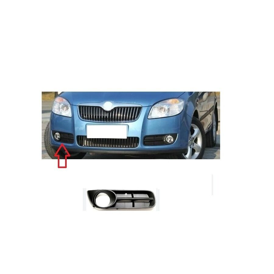 Sis Farı Kapağı Sağ Fabıa (2008-2010) Roomster (2007-2010)  Skoda Tampon Sis Çerçevesi