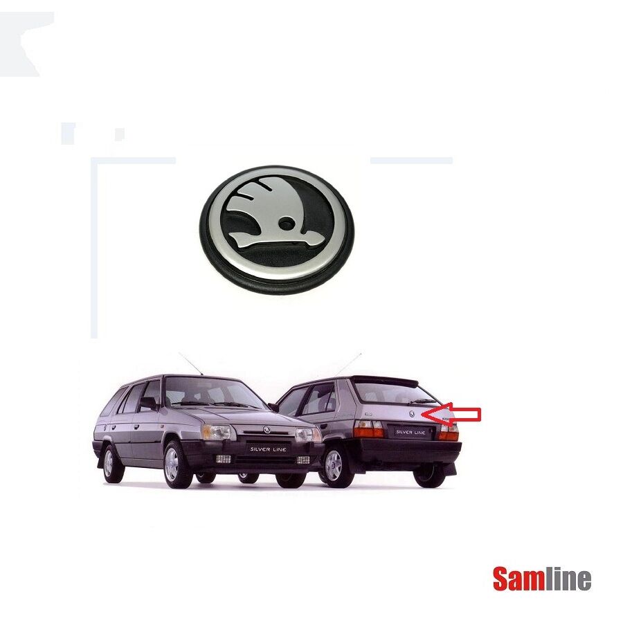 Amblem Ön Arka 2'li Set Skoda Favorit Forman (Skoda Logosu)