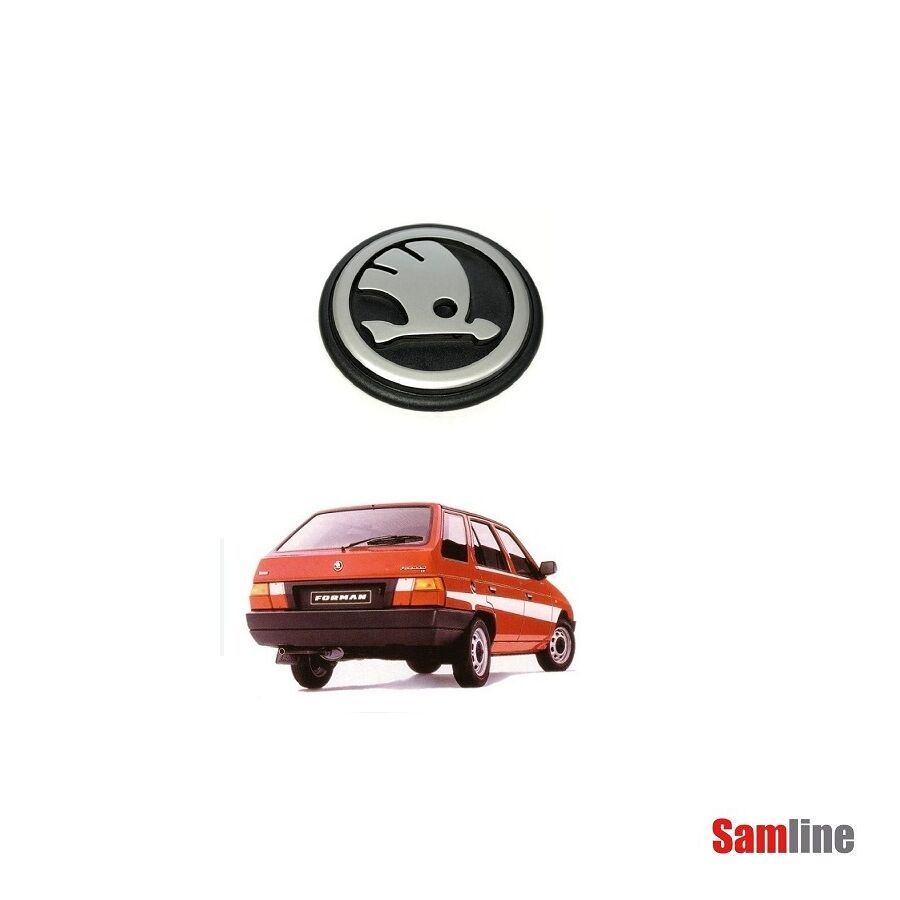Amblem Ön Arka 2'li Set Skoda Favorit Forman (Skoda Logosu)