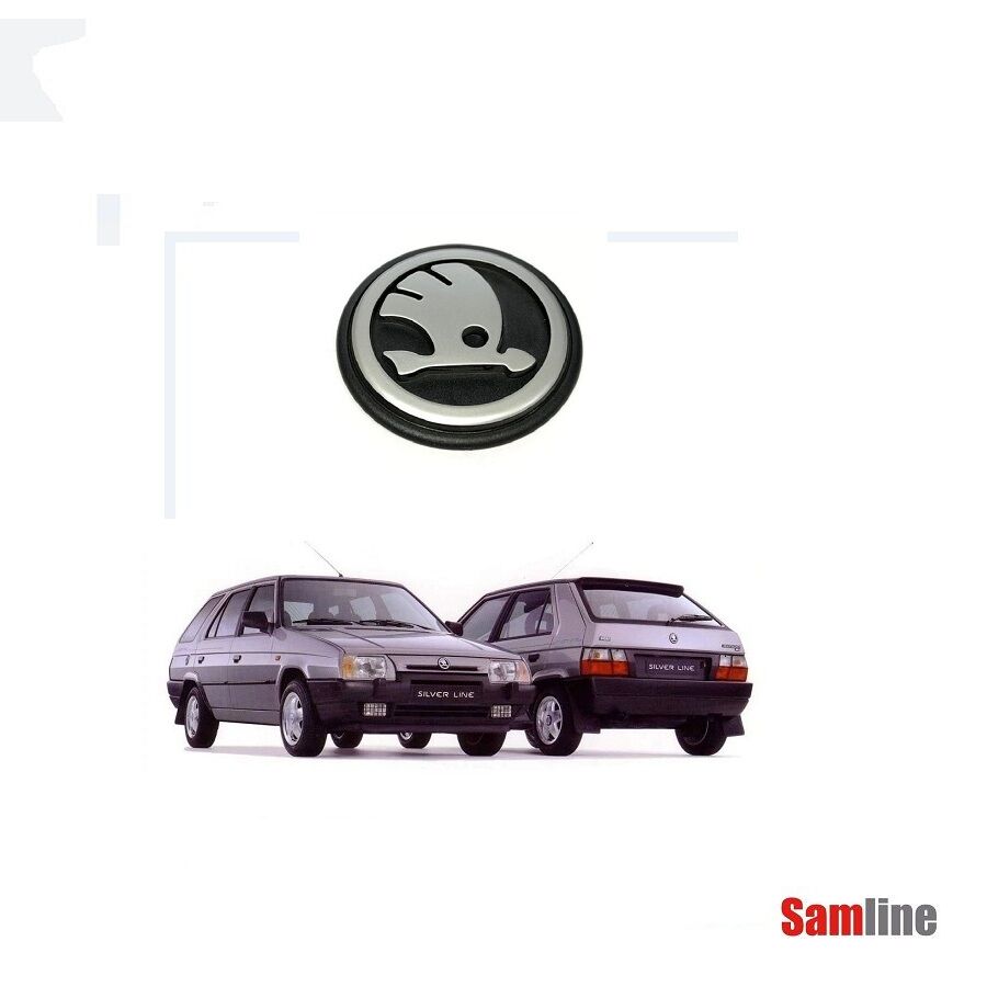 Amblem Ön Arka 2'li Set Skoda Favorit Forman (Skoda Logosu)