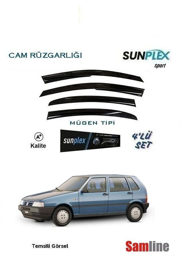 Cam Rüzgarlığı 4'lü Set Fiat Uno