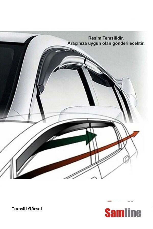 Cam Rüzgarlığı 2'lİ Set Fiat Doblo I Combi (2001-2006)