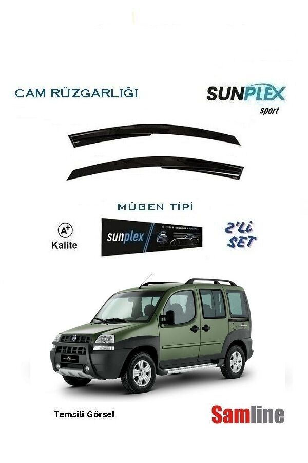 Cam Rüzgarlığı 2'lİ Set Fiat Doblo I Combi (2001-2006)