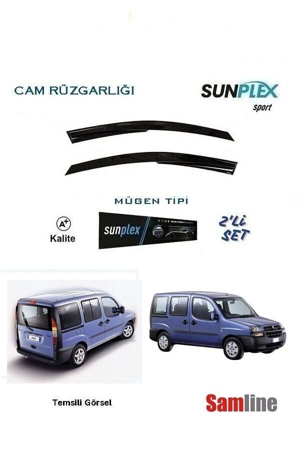 Cam Rüzgarlığı 2'lİ Set Fiat Doblo I Combi (2001-2006)