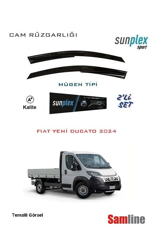 Cam Rüzgarlığı 2'lİ Set Fiat Yeni Ducato Kamyonet  (2024-2025)