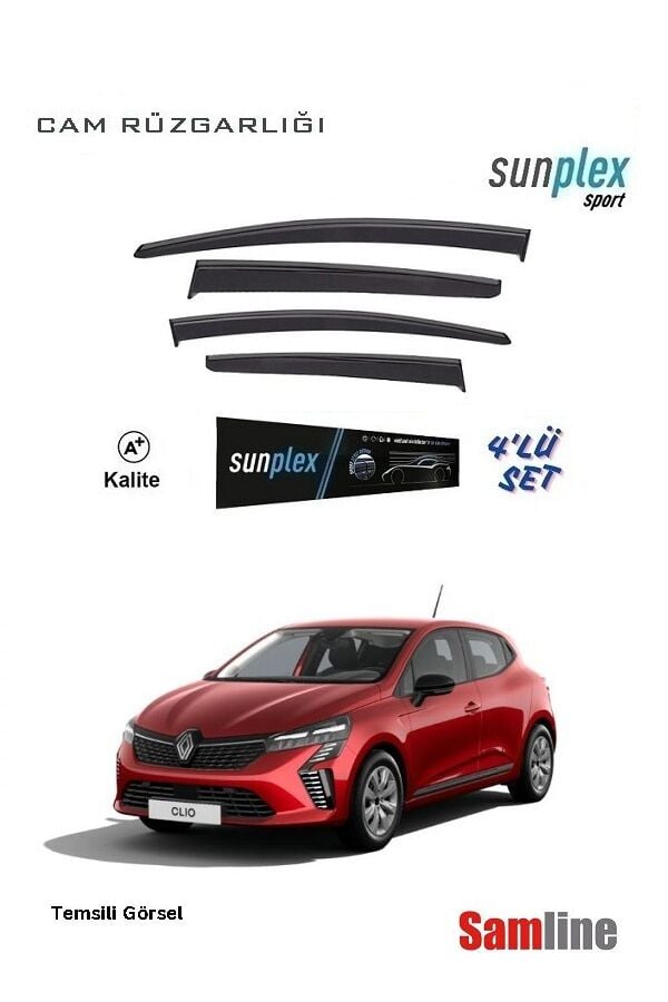 Cam Rüzgarlığı 4'lü Set Renault Clio 5.5 (2024-2025) SUNPLEX