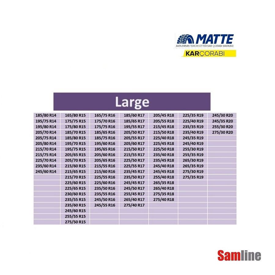 Kar Çorabı Matte Active Series Large