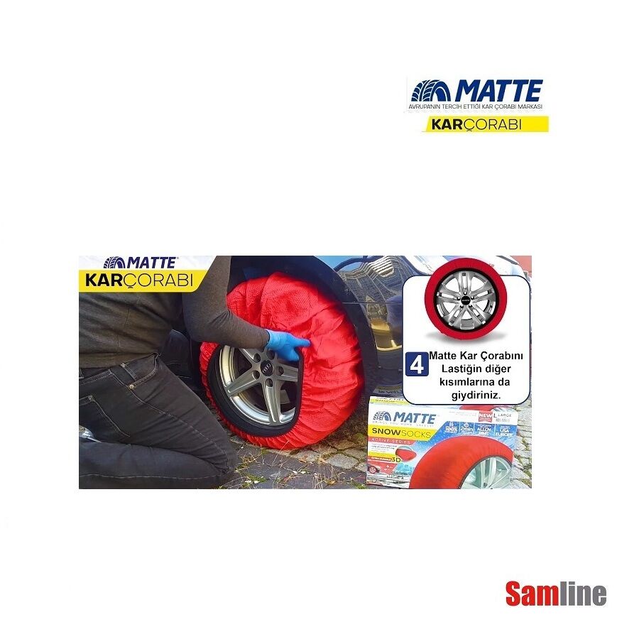Kar Çorabı Matte Active Series Medium