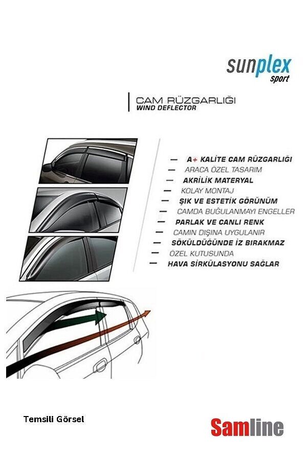 Cam Rüzgarlığı 2'lİ Set VW Caddy (2011-2015)