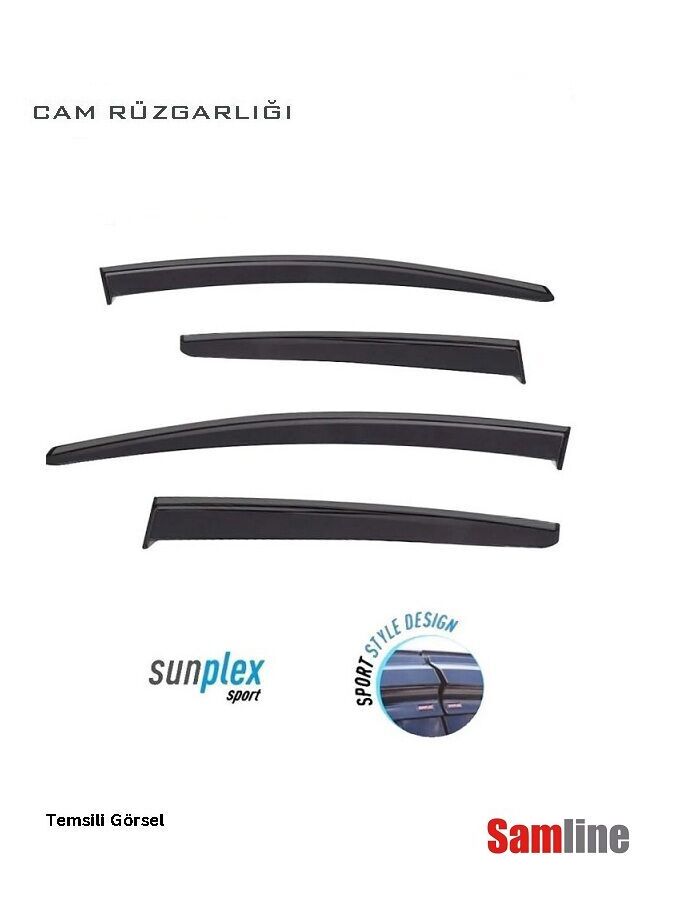 Cam Rüzgarlığı 4'lü Set VW Golf 7 (2013-2016) SUNPLEX