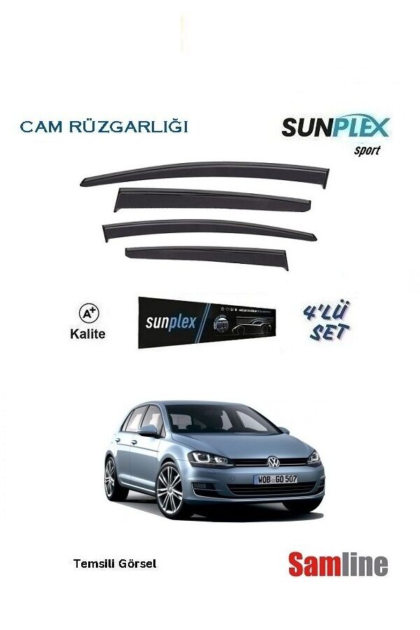 Cam Rüzgarlığı 4'lü Set VW Golf 7 (2013-2016) SUNPLEX