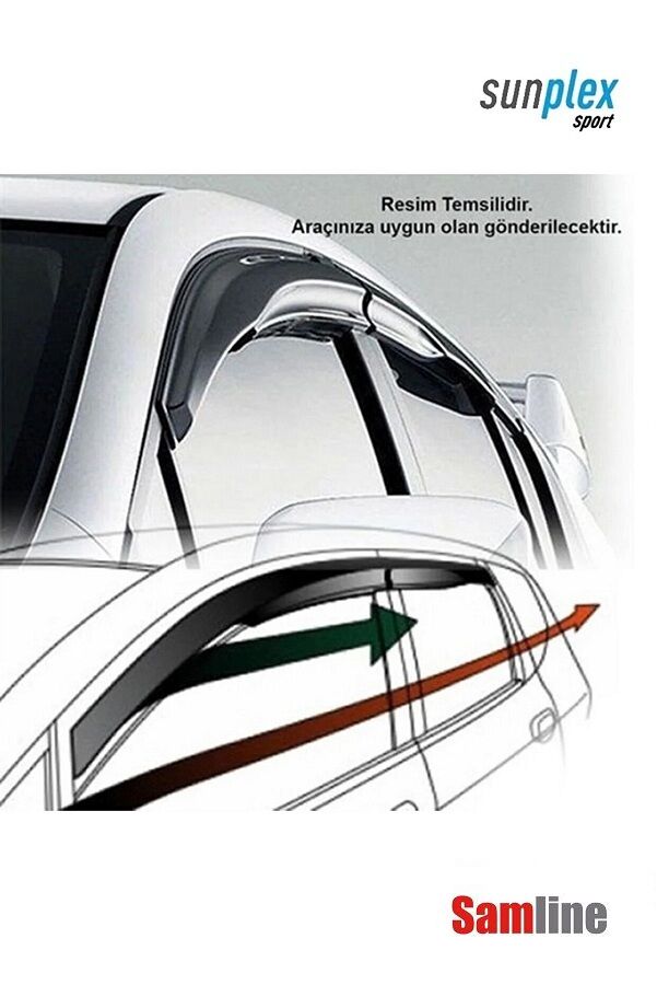 Cam Rüzgarlığı 4'lü Set VW Passat B8 (2015-2022) SUNPLEX
