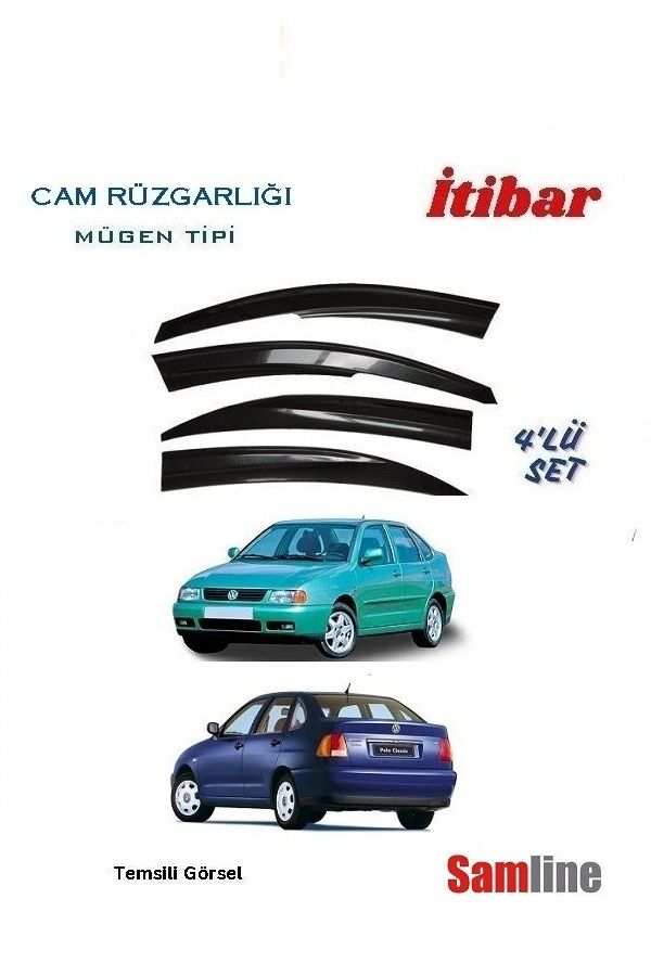 Cam Rüzgarlığı 4'lü Set Volkswagen Polo Classic (1996-2001)